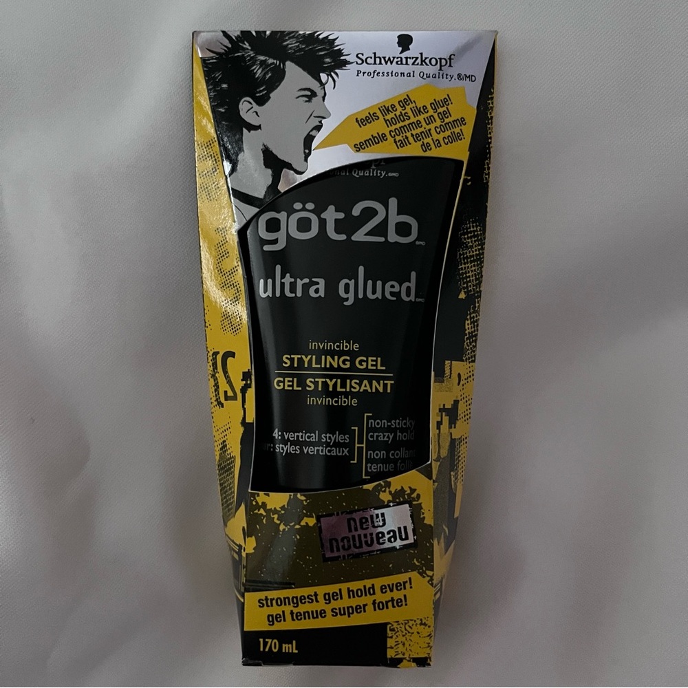 Schwarzkopf & Henkel Got2b Ultra Glued Invincible Styling Gel 6 oz/170 ml